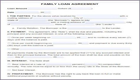 How do I report interest on a family loan?